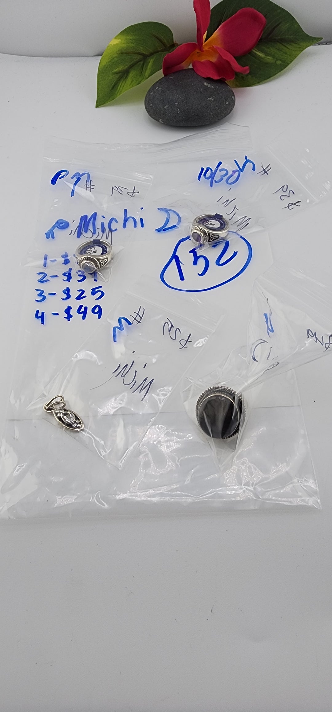 PM SHOW 48HR - RESERVED FOR: 🗝️michi🌙- 10/30/2025 FL tiktok Live Show - 4 Sterling Silver Items
