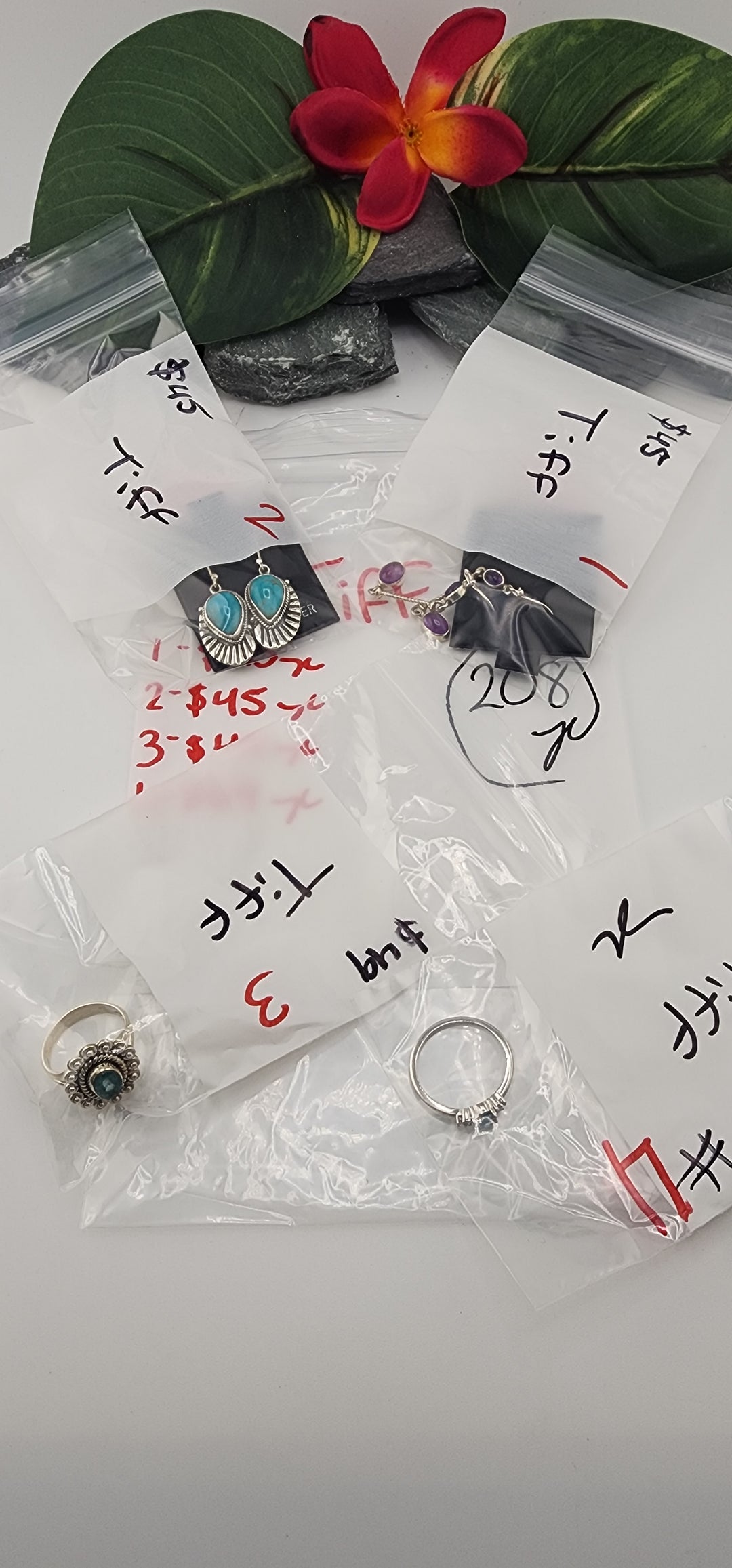 AM SHOW 48HR RESERVED FOR: Tiff - 12/29/2025 FL tiktok Live Show - 4 Sterling Silver Items