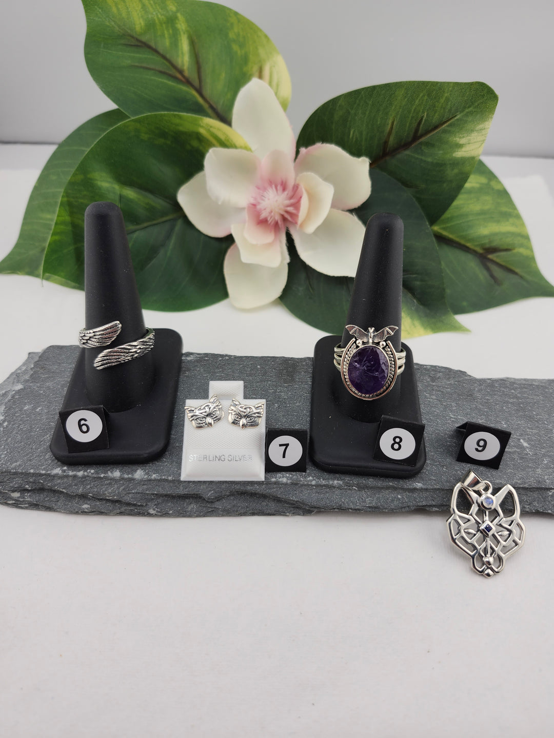 RESERVED FOR:  Robbie's World -12/20/2024 - 9 Sterling Silver Items