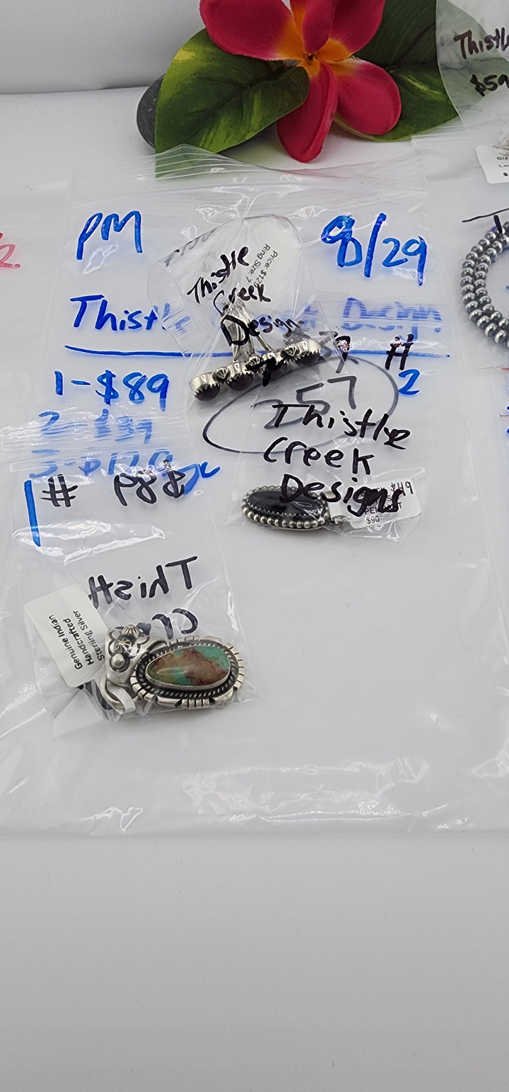 PM SHOW 48HR - RESERVED FOR: Thistle Creek Design - 8/29/2025 FL tiktok Live Show - 3 Sterling Silver Items