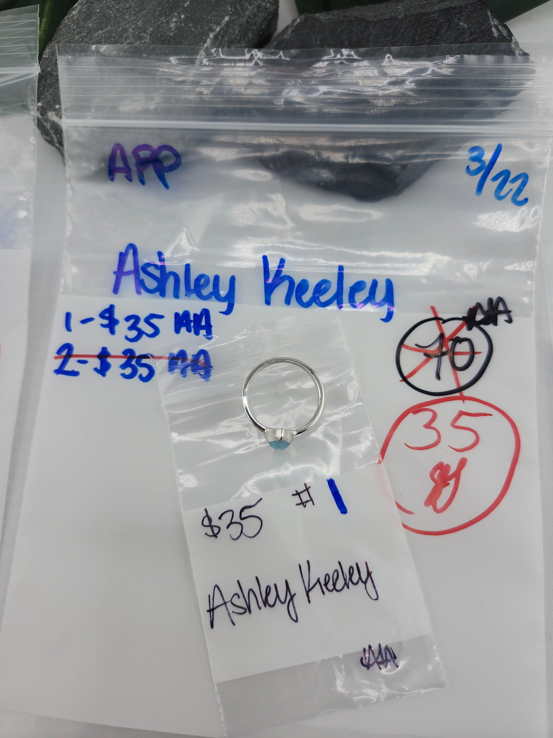RESERVED FOR: Ashley Keeley- 3/22/2025 The Collective Boutique App Live Show - 1 Sterling Silver Items