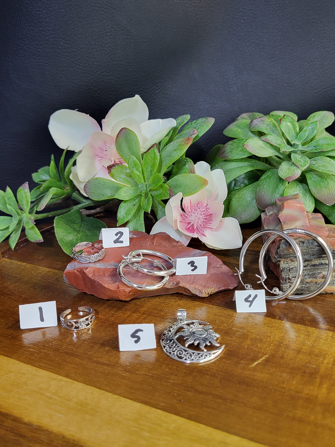 RESERVED FOR: Carrie Michelle 7/13/24- 5 Sterling Silver Items