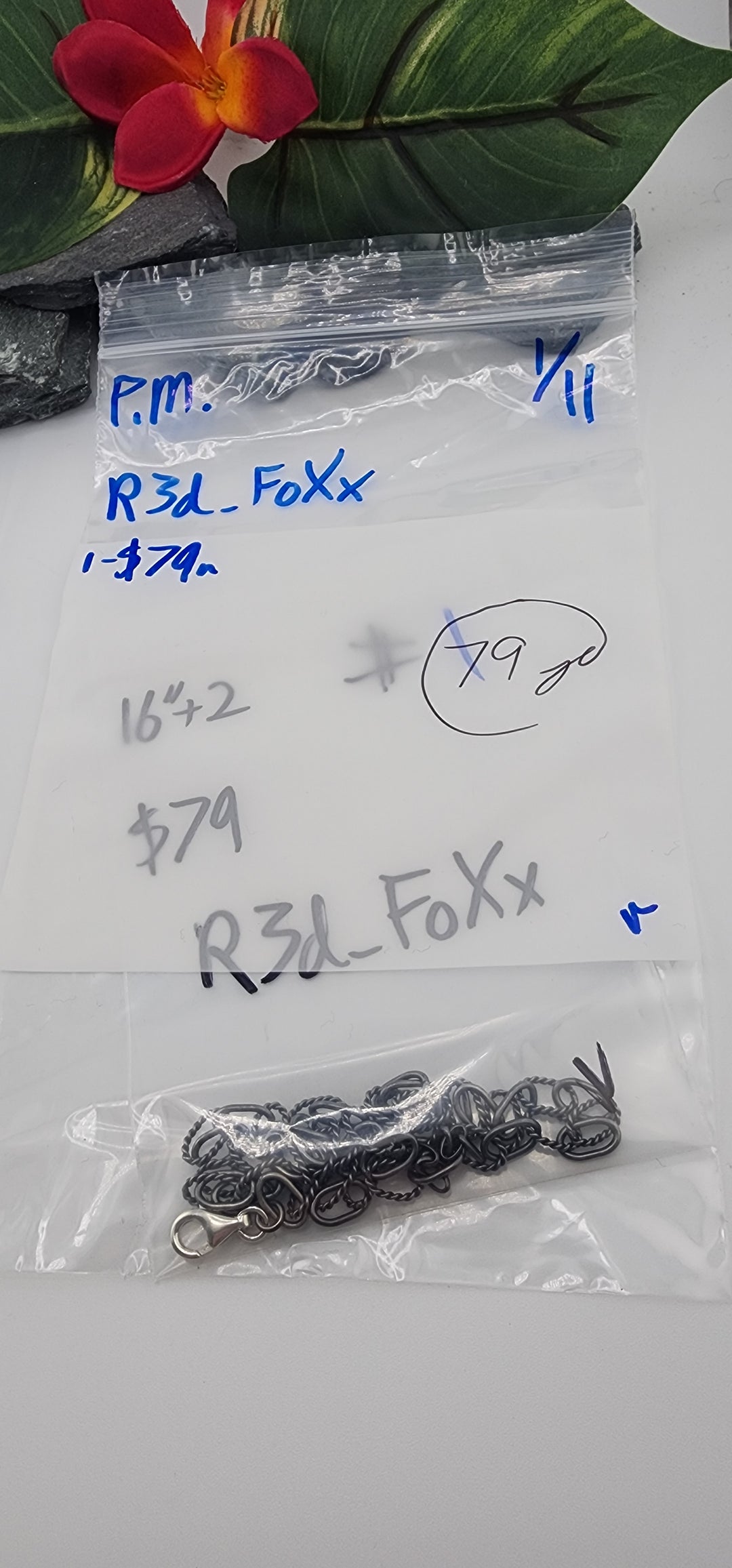 Custom sterling silver items - PM SHOW RESERVED FOR: R3d_FoXx - 1/11/2026 tiktok Live Show - 1 Sterling Silver Items