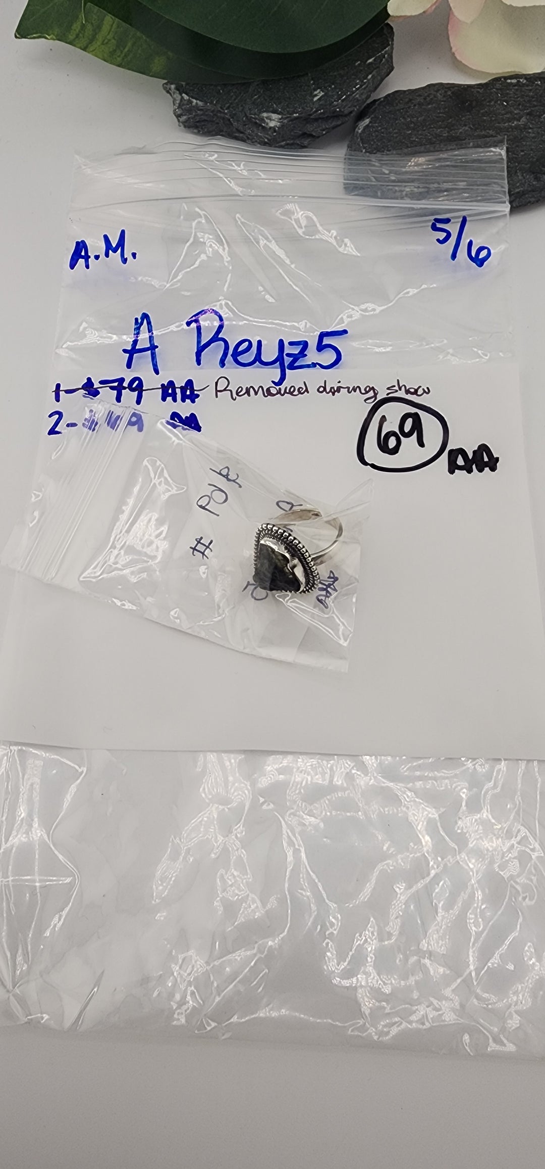 RESERVED FOR: A Reyz5- 5/6/2025 tiktok A.M Live Show - 1 Sterling Silver Items