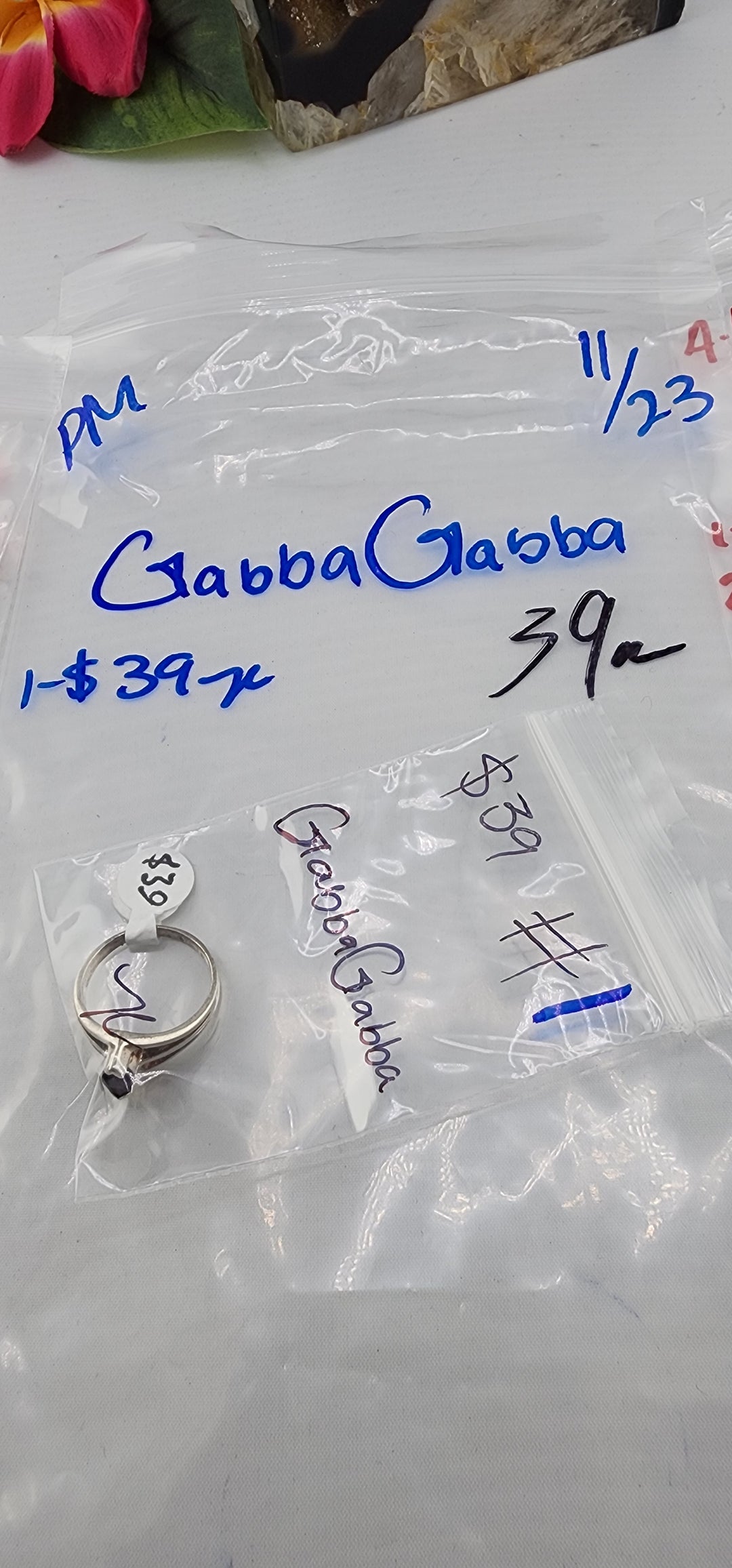 PM SHOW 48HR - RESERVED FOR: GabbaGabba - 11/23/2025 tiktok Live Show - 1 Sterling Silver Items