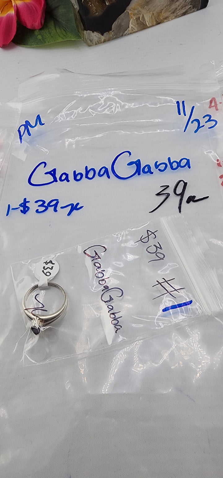PM SHOW 48HR - RESERVED FOR: GabbaGabba - 11/23/2025 tiktok Live Show - 1 Sterling Silver Items