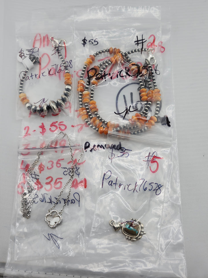AM SHOW 48HR - RESERVED FOR: Patrick76528 - 9/8/2025 FL tiktok Live Show - 4 Sterling Silver Items