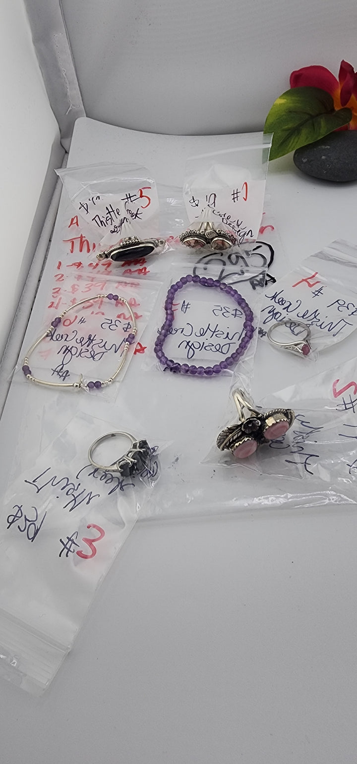 AM SHOW 48HR - RESERVED FOR: Thistle Creek Design - 8/14/2025 FL tiktok Live Show - 7 Sterling Silver Items