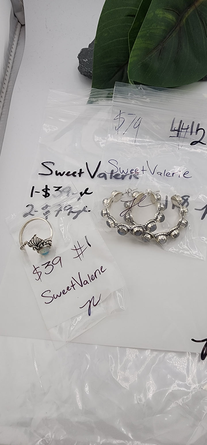 RESERVED FOR: SweetValerie - 4/11/2025 The Collective Boutique App Live Show - 2 Sterling Silver Items