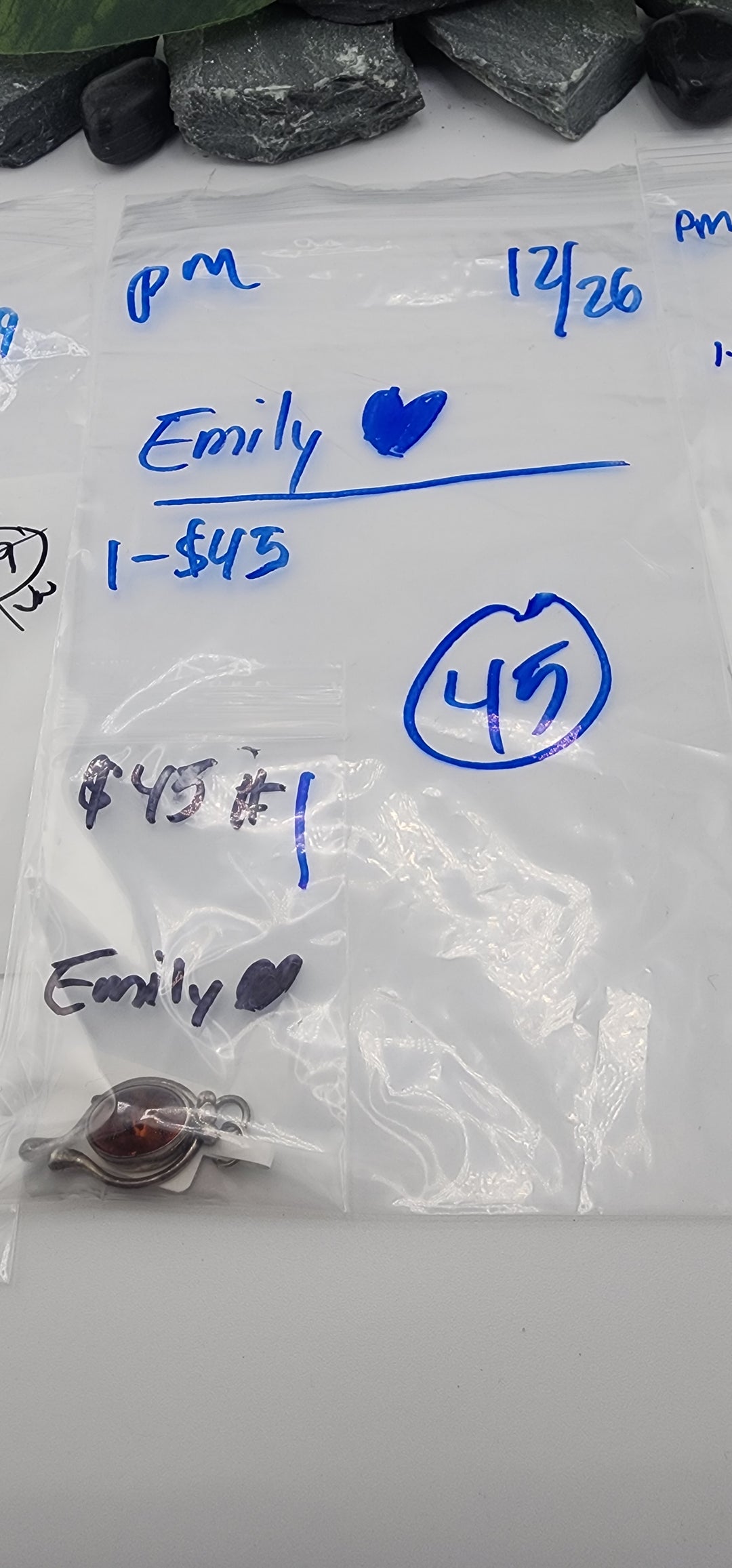 PM SHOW 48HR - RESERVED FOR: Emily💚 - 12/26/2025 tiktok Live Show - 1 Sterling Silver Items