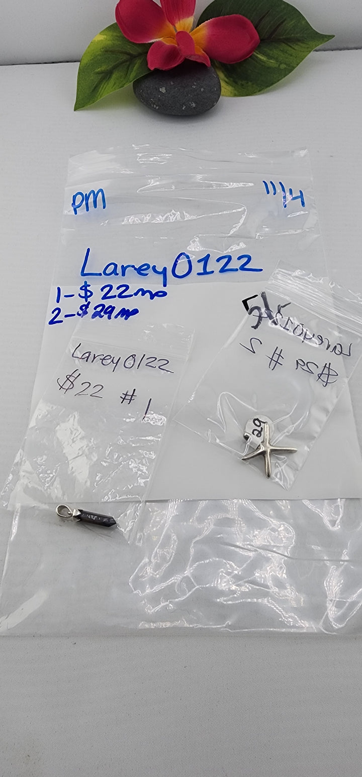 PM SHOW 48HR - RESERVED FOR: Larey0122 - 11/4/2025 tiktok Live Show - 2 Sterling Silver Items