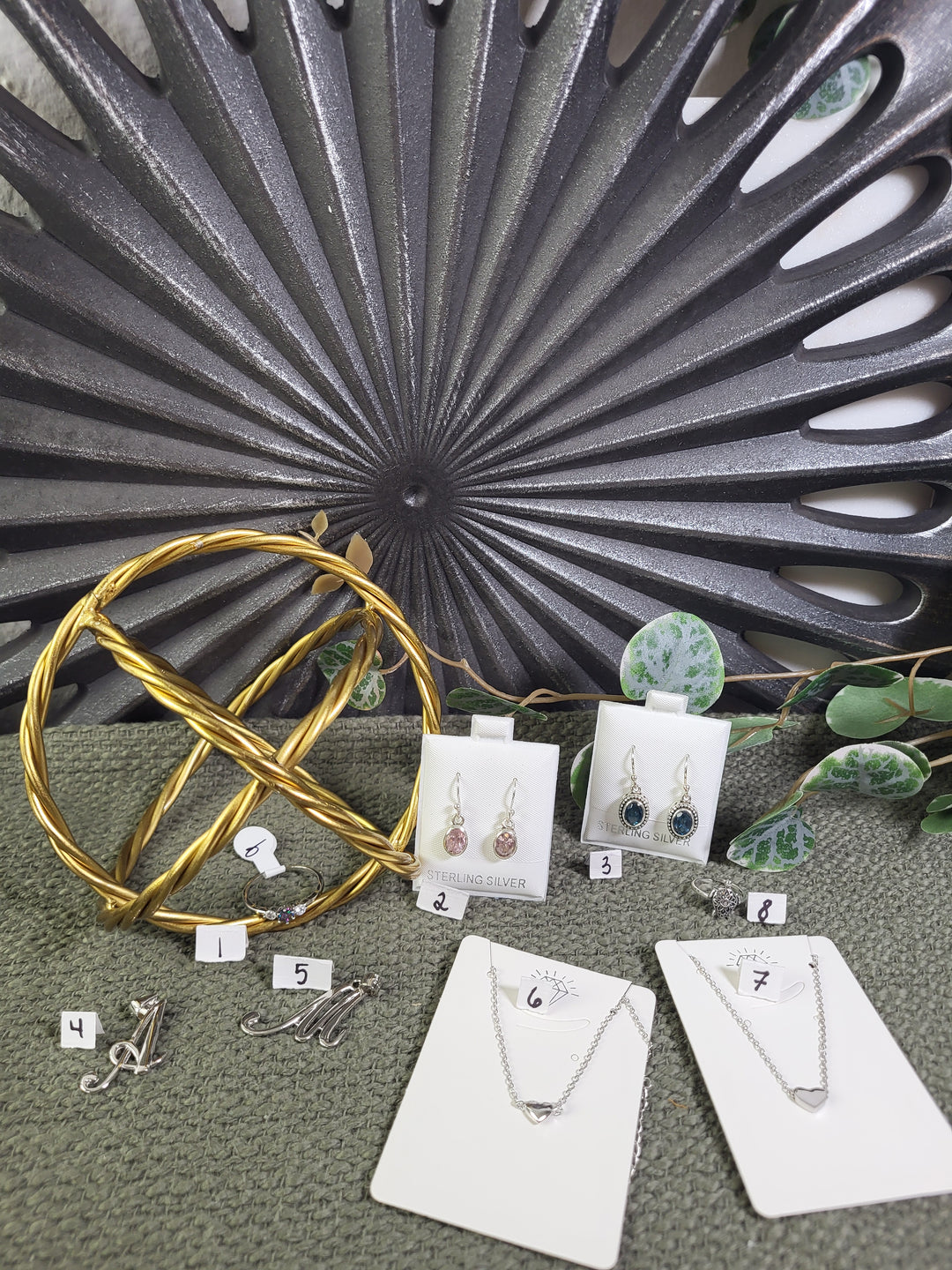 RESERVED FOR: Amy Nicole 8/30/2024 - 8 Sterling Silver Items