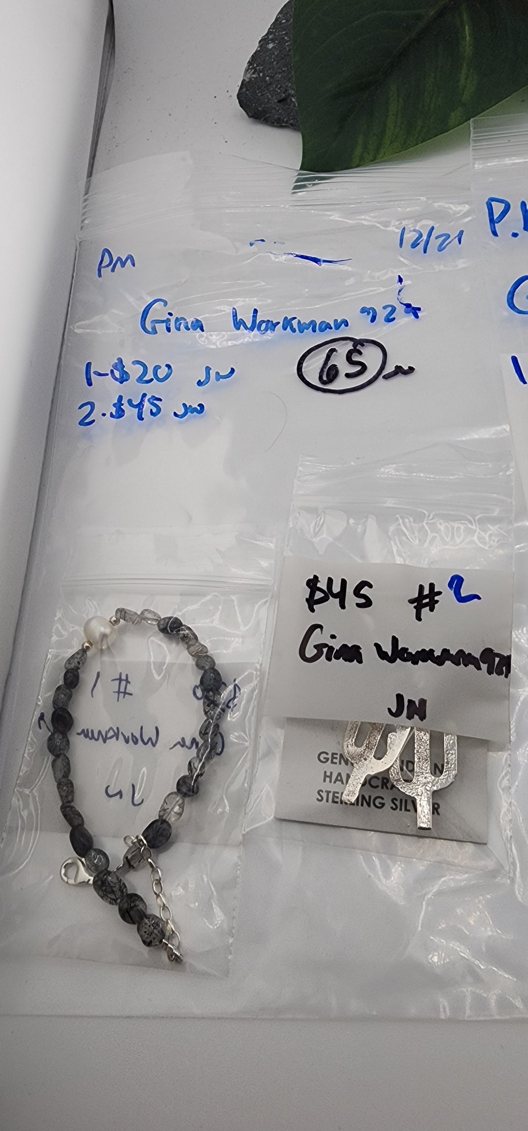 PM SHOW 48HR - RESERVED FOR:  Gina Workman929- 12/21/2025 tiktok Live Show -2 Sterling Silver Items
