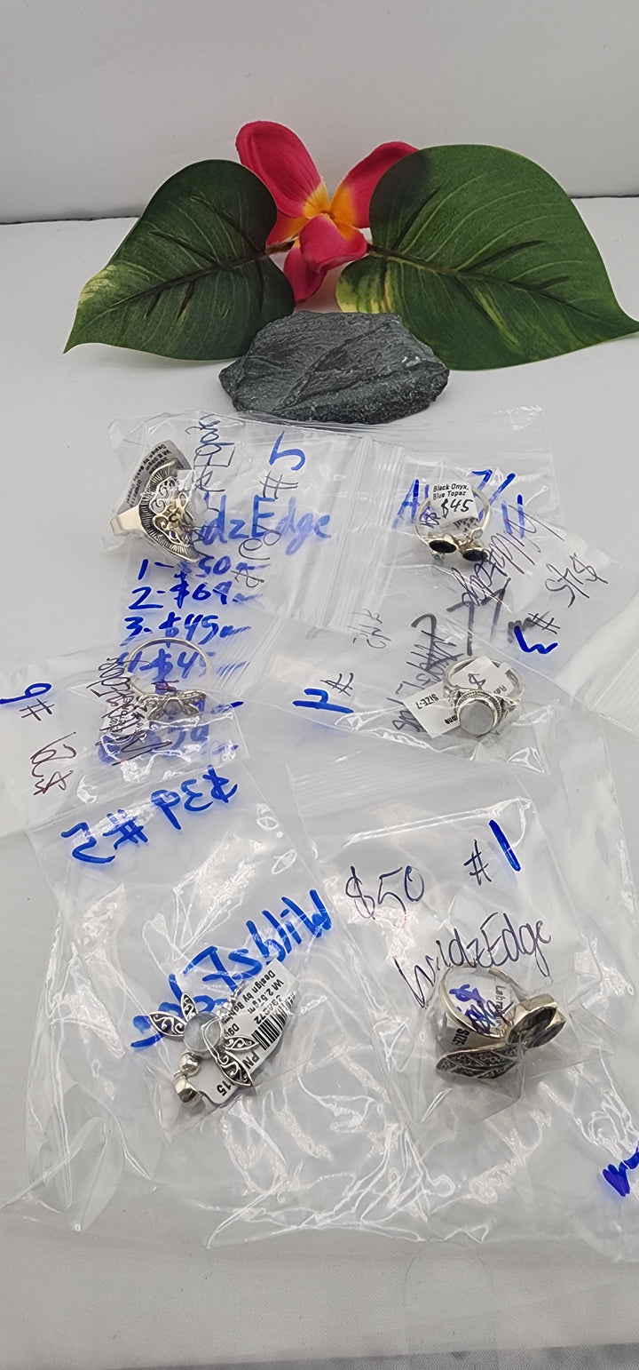 AM SHOW 48HR - RESERVED FOR: WildzEdge  - 7/11/2025 FL tiktok Live Show -  6 Sterling Silver Items