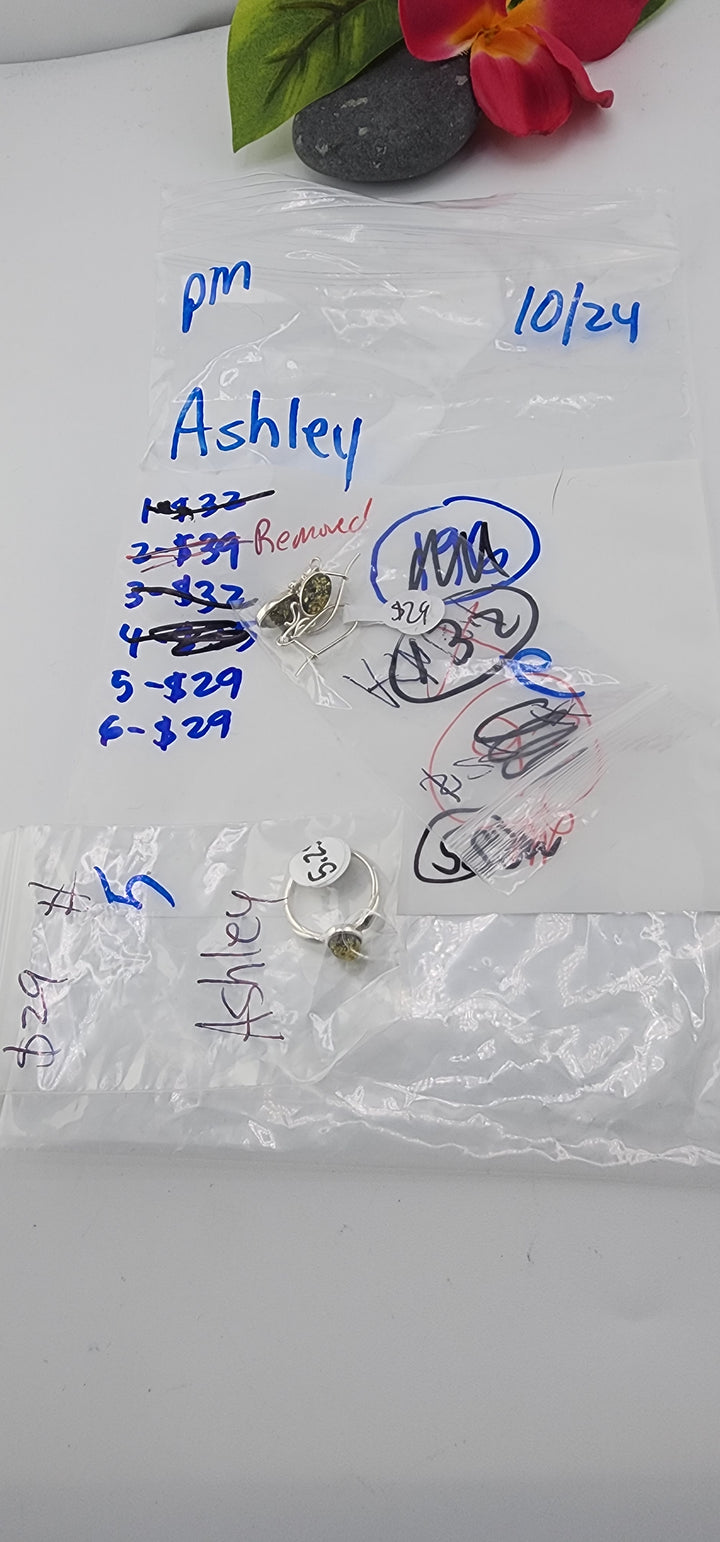 PM SHOW 48HR - RESERVED FOR: Ashley - 10/24/2025 FL tiktok Live Show - 2 Sterling Silver Items