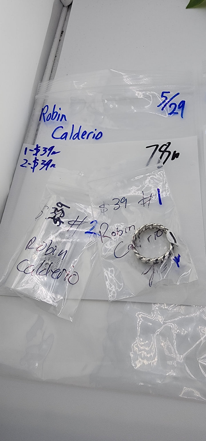 RESERVED FOR: Robin Calderio - 5/29/2025 tiktok Live Show - 2 Sterling Silver Items