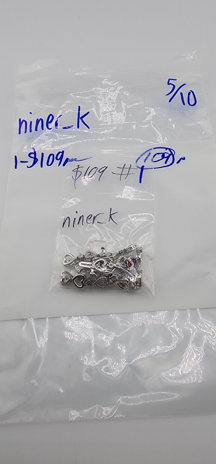 RESERVED FOR: niner_k - 5/10/2025 tiktok Live Show -1  Sterling Silver Items