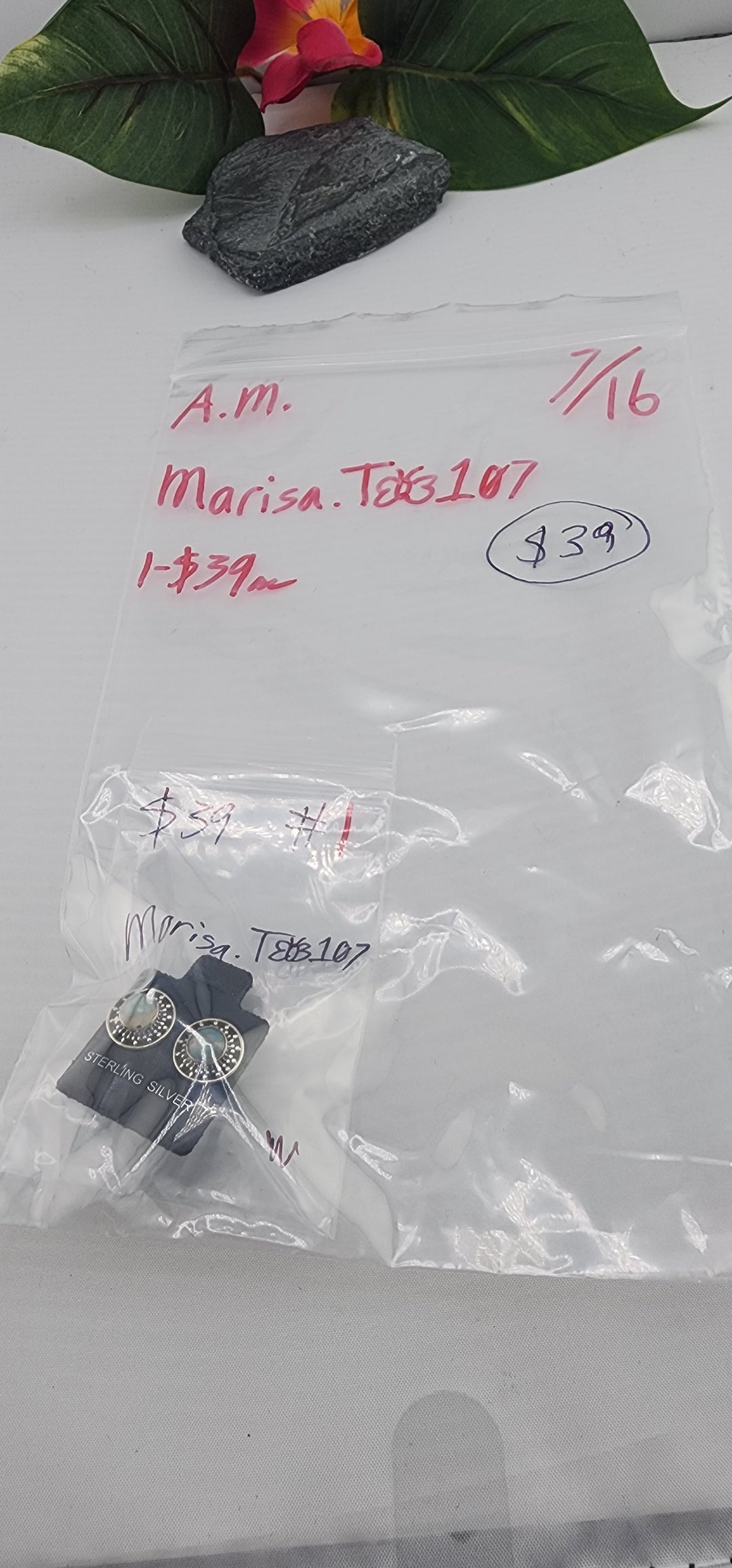 AM SHOW 48HR - RESERVED FOR: Marisa.T🦋107 - 7/16/2025 FL tiktok Live Show - 1 Sterling Silver Items
