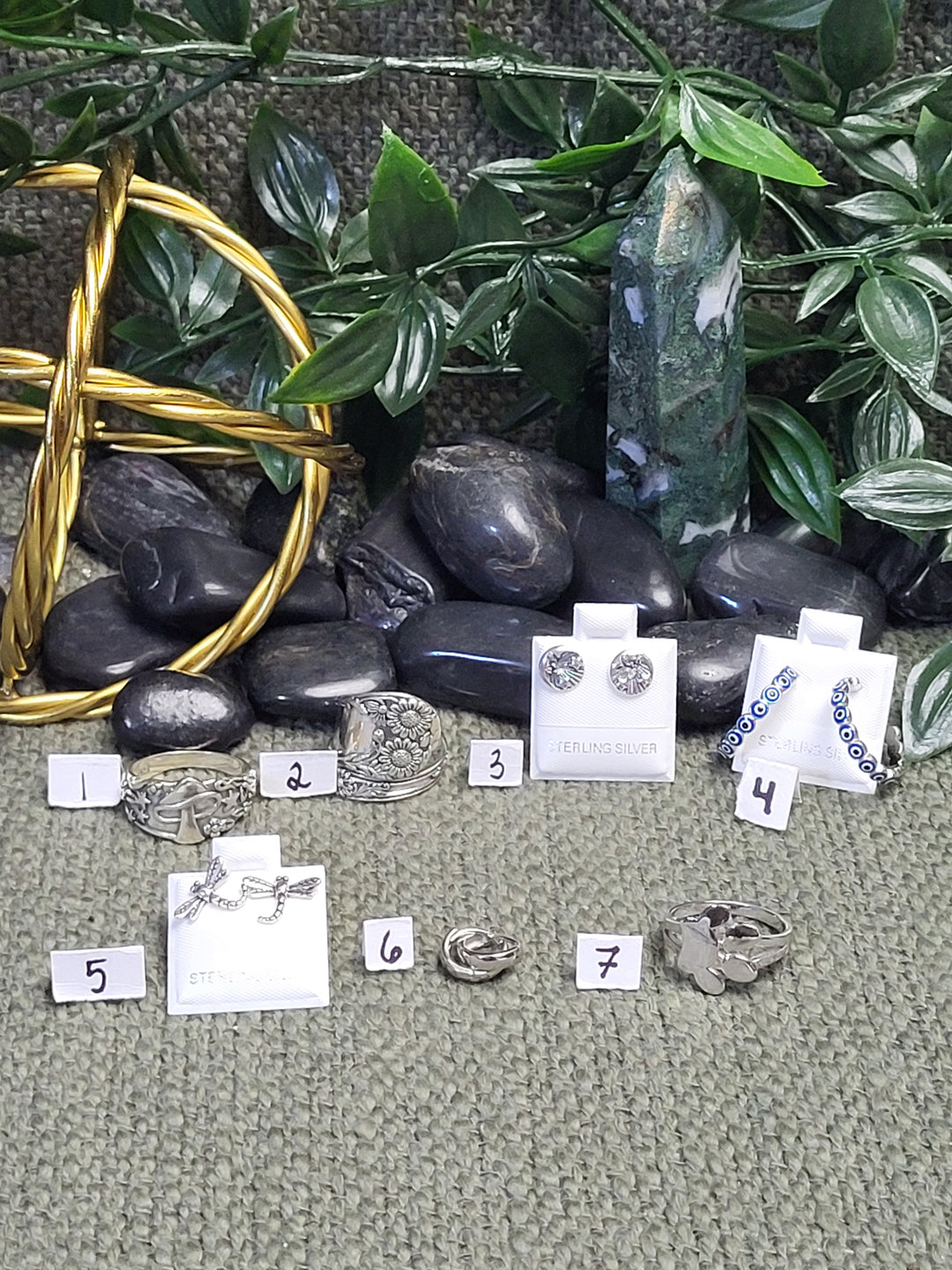 RESERVED FOR: annaschenbrenner6 8/23/24- 7 Sterling Silver Items
