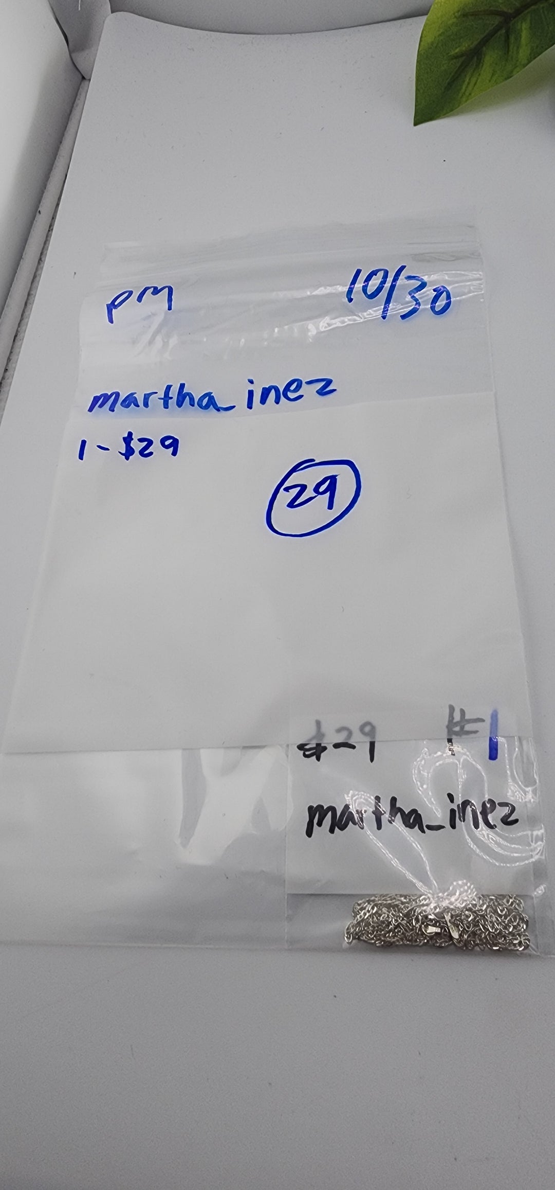 PM SHOW 48HR - RESERVED FOR: martha_inez - 10/30/2025 FL tiktok Live Show - 1 Sterling Silver Items