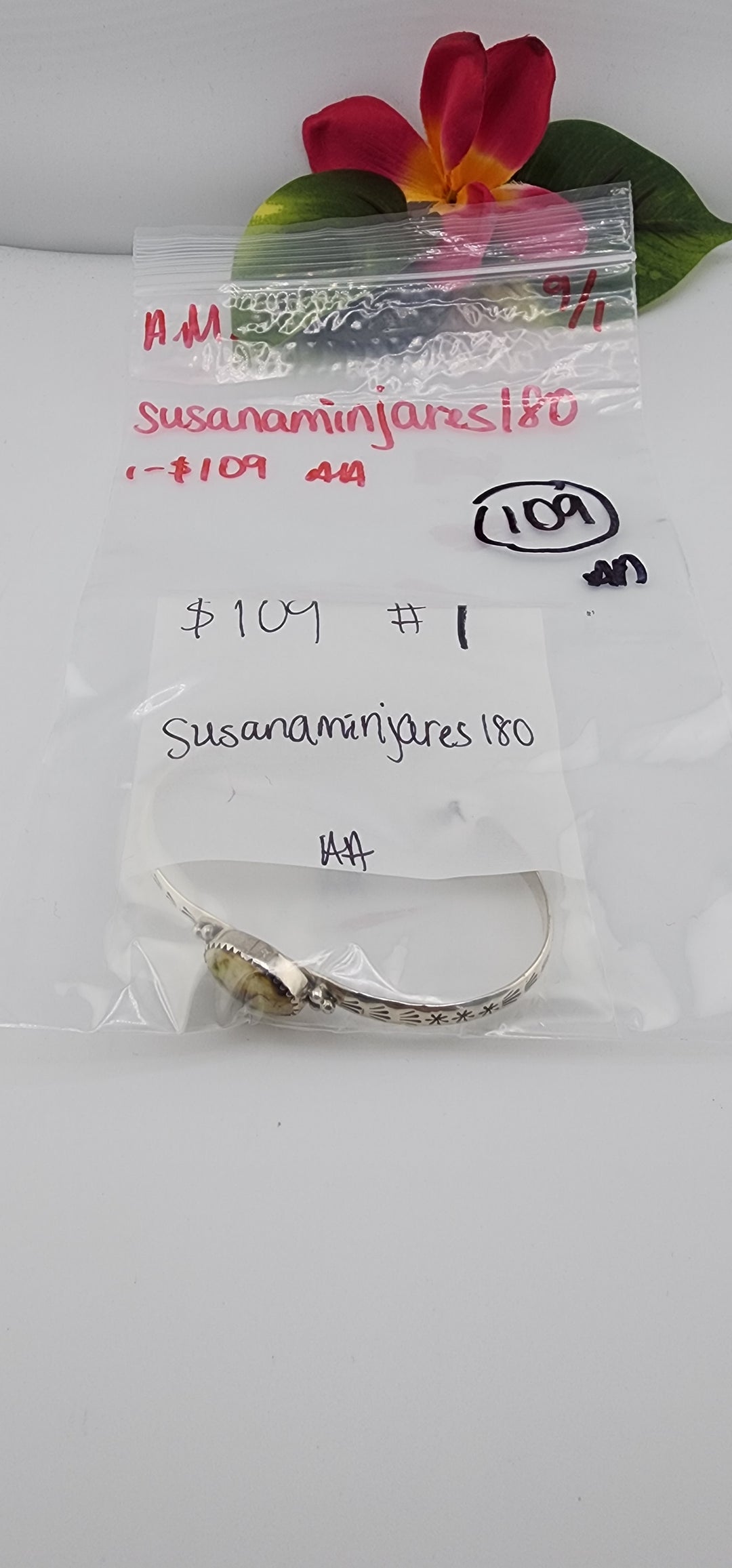 AM SHOW 48HR - RESERVED FOR: susanaminjares180 - 9/1/2025 FL tiktok Live Show - 1 Sterling Silver Items