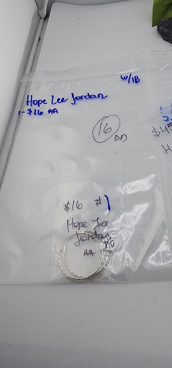 RESERVED FOR: Hope Lee Jordan - 6/18/2025 tiktok Reservation Live Show - 1 Sterling Silver Items