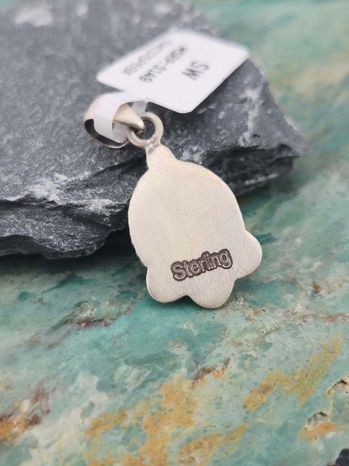 Southwest 925 Sterling Silver Sonoran Gold Pendant