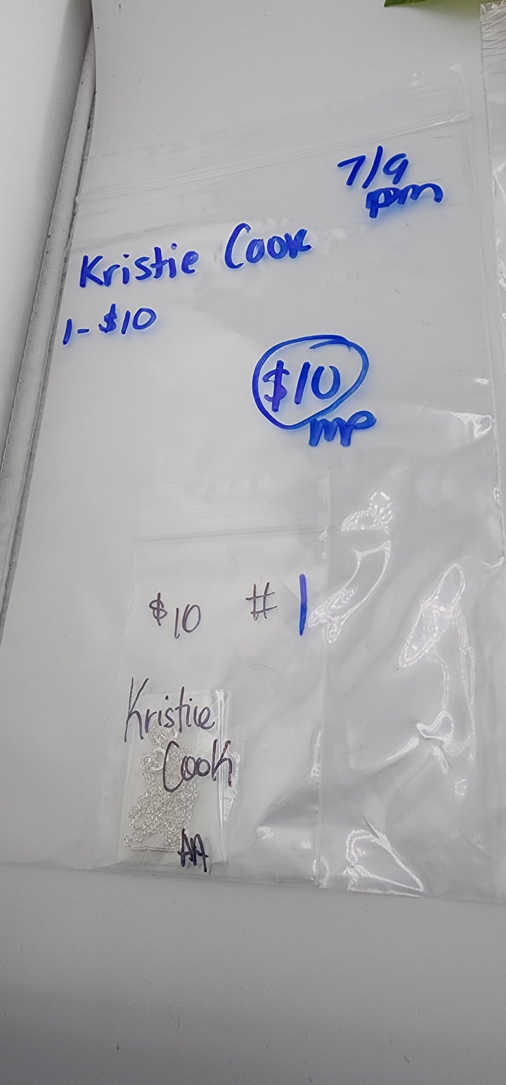 PM SHOW 48HR - RESERVED FOR: Kristie cook - 7/9/2025 FL tiktok Live Show - 1 Sterling Silver Items