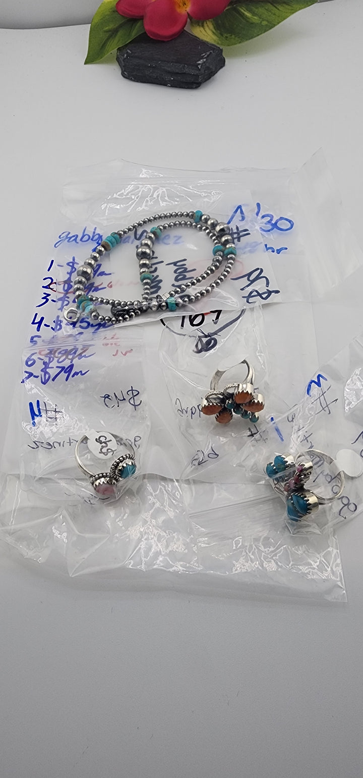 RESERVED FOR: gabbymartinez - 5/30/2025 tiktok Live Show - 4 Sterling Silver Items