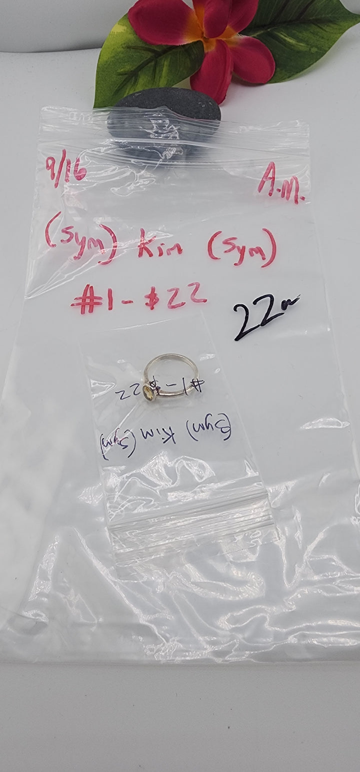 AM SHOW 48HR - RESERVED FOR:🍃🌻Kim🌻🍃  - 9/16/2025 FL tiktok Live Show -1 Sterling Silver Items