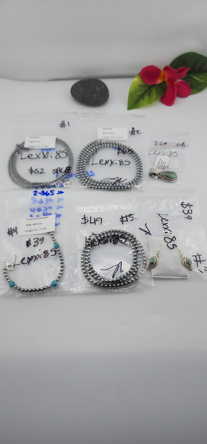 PM SHOW 48HR - RESERVED FOR:  Lexxi85- 9/28/2025 FL tiktok Live Show - 6 Sterling Silver Items