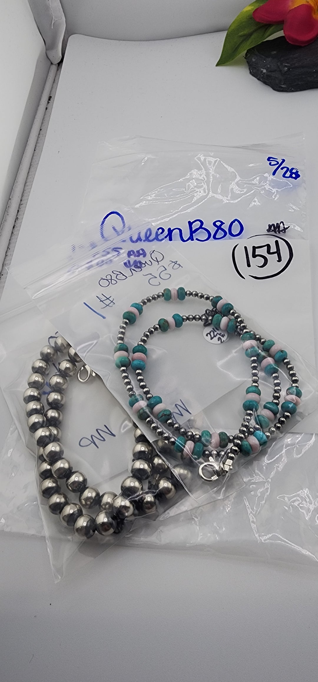 RESERVED FOR: QueenB80 - 5/28/2025 tiktok Live Show - 2 Sterling Silver Items