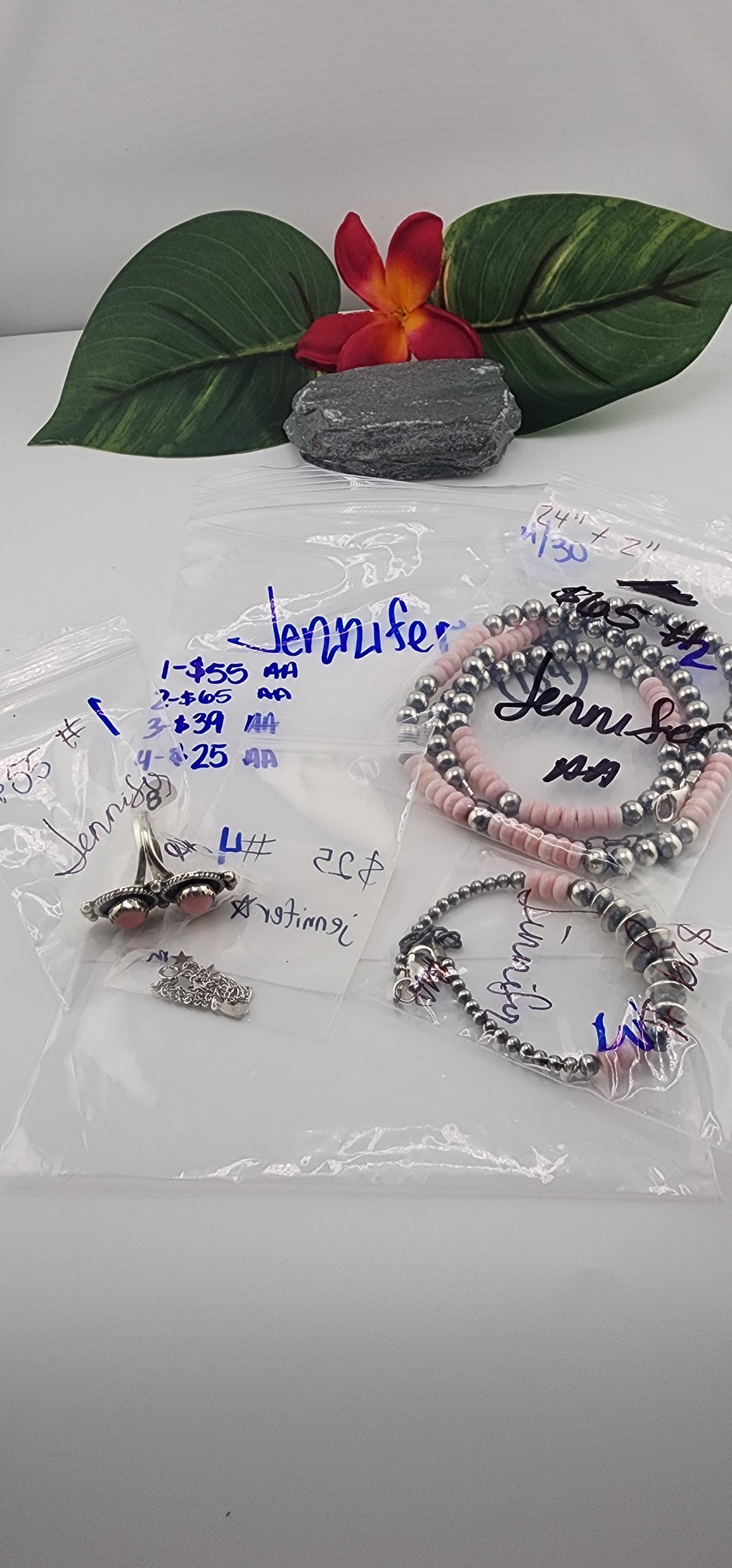 RESERVED FOR: Jennifer - 4/30/2025 tiktok Live Show - 4 Sterling Silver Items