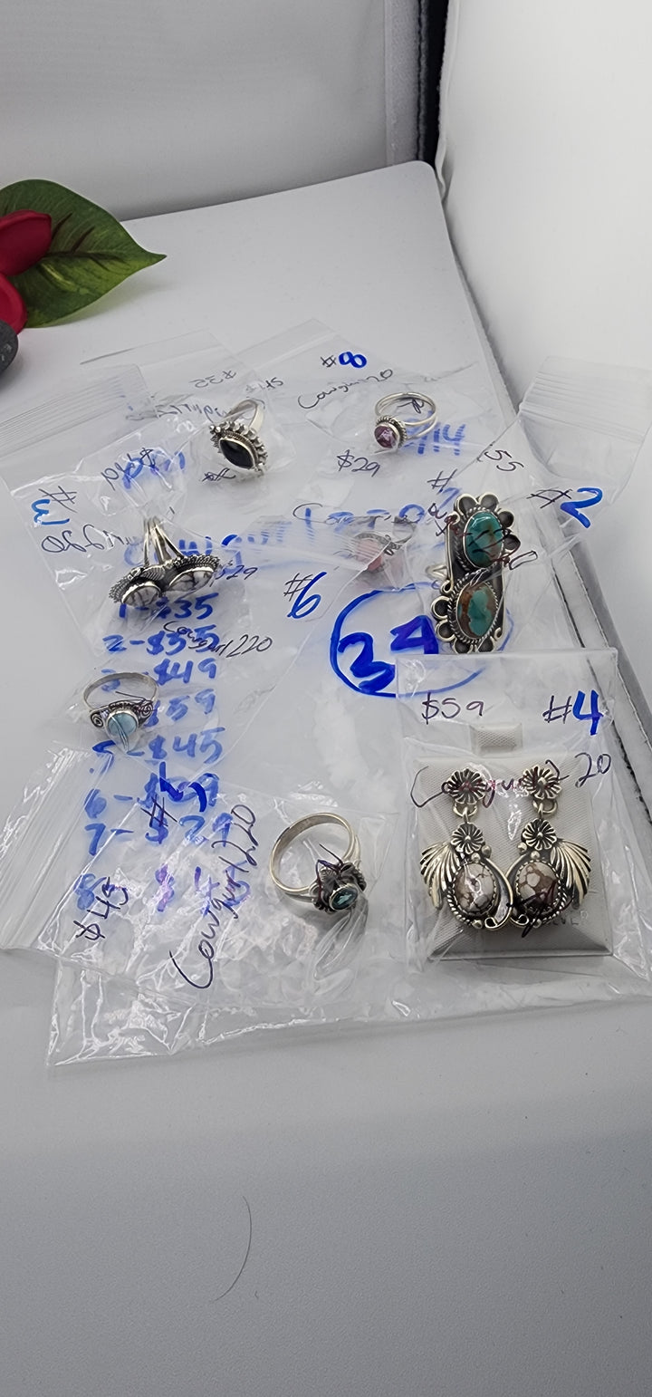PM SHOW 48HR - RESERVED FOR: Cowgurl220 - 8/14/2025 FL tiktok Live Show - 8 Sterling Silver Items