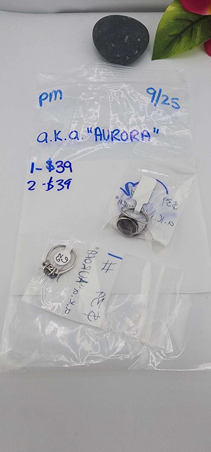 PM SHOW 48HR - RESERVED FOR: a.k.a."AURORA" - 9/25/2025 FL tiktok Live Show - 2 Sterling Silver Items