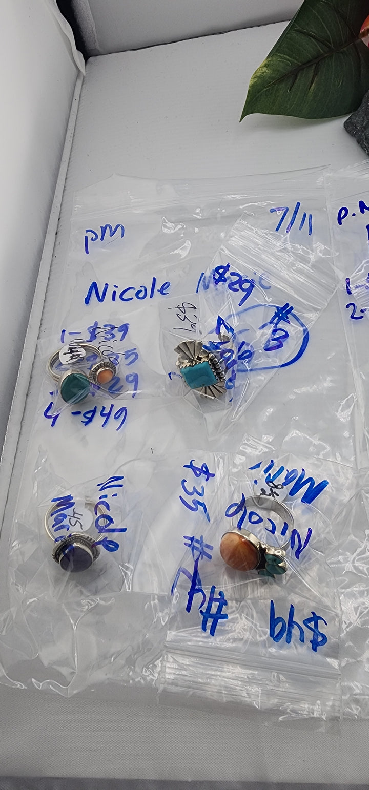 PM SHOW 48HR - RESERVED FOR: Nichole Marie - 7/11/2025 FL tiktok Live Show - 4 Sterling Silver Items