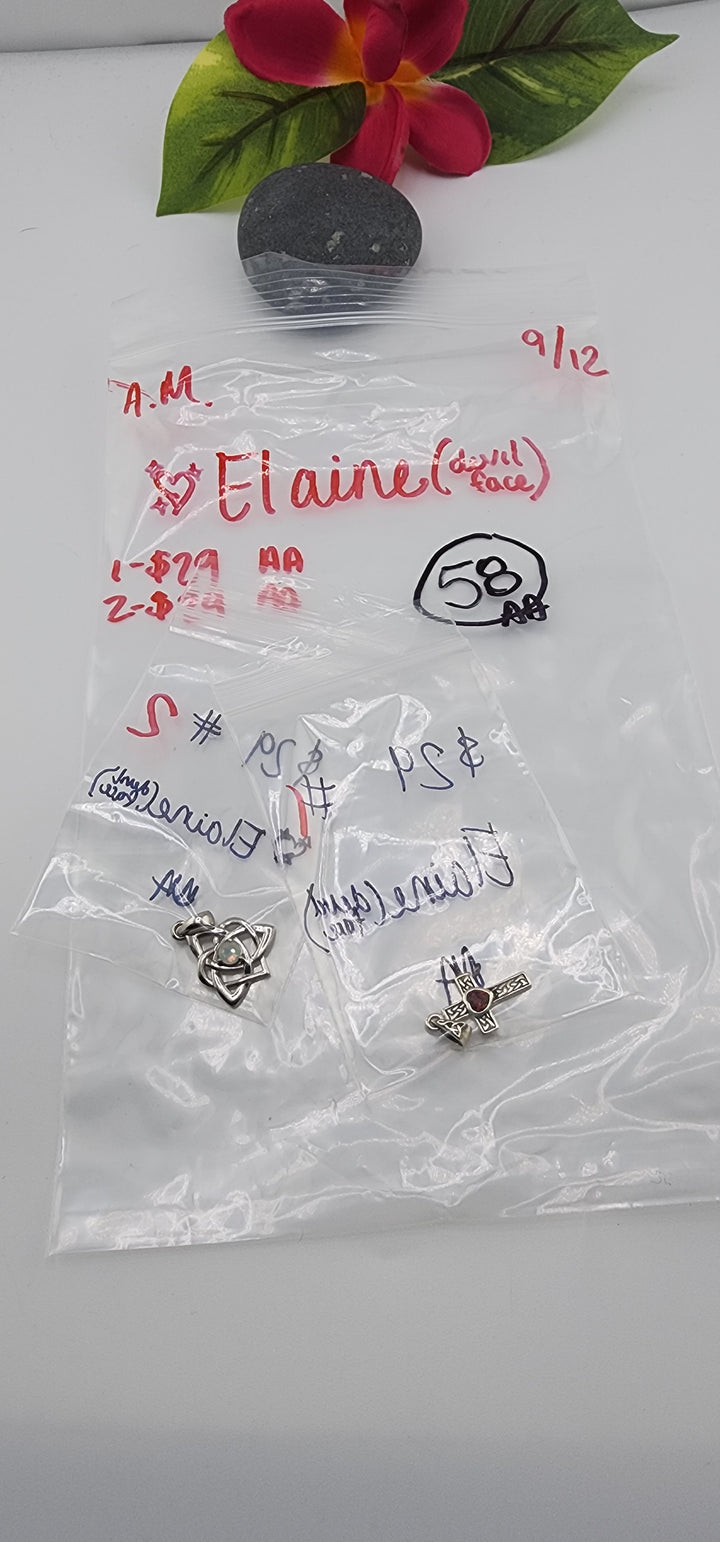 AM SHOW 48HR - RESERVED FOR: 💖Elaine😈 - 9/12/2025 FL tiktok Live Show - 2 Sterling Silver Items