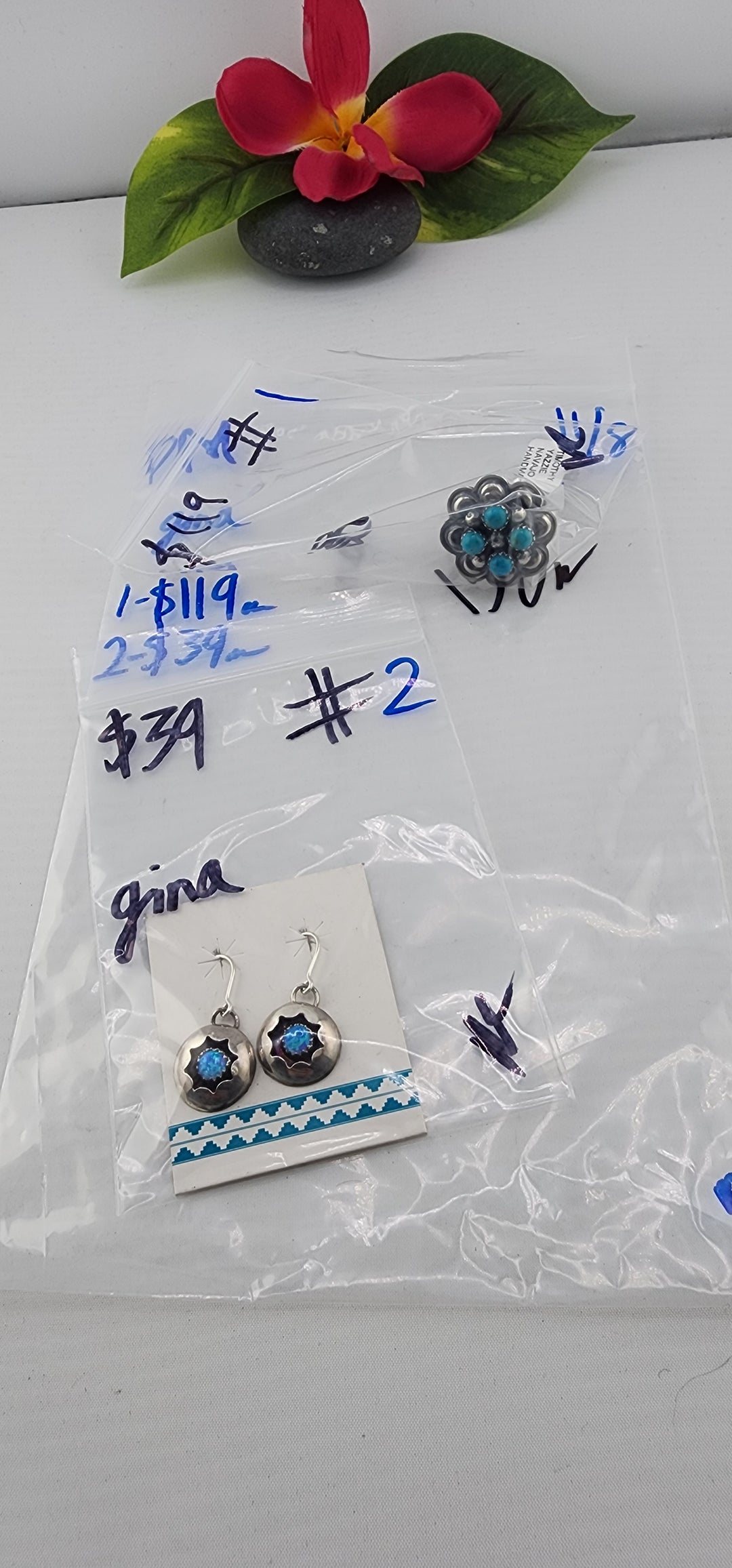PM SHOW 48HR - RESERVED FOR: gina - 11/8/2025 tiktok Live Show - 2 Sterling Silver Items