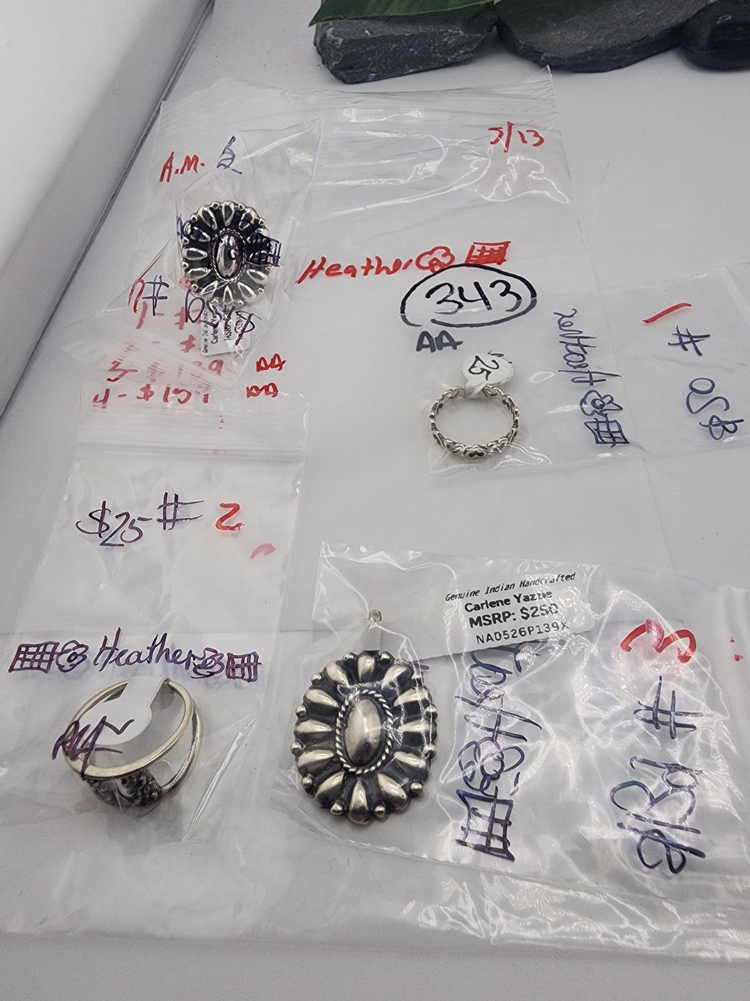 🏁🌸Heather🌸🏁- 5/13/26 - 4 925 Sterling Silver Items
