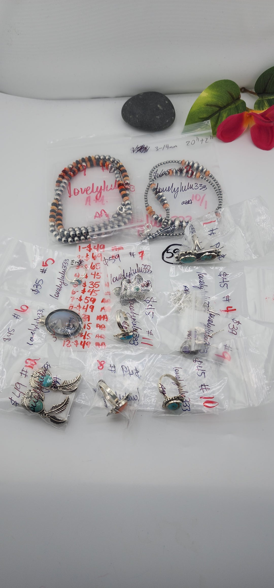 AM SHOW 48HR RESERVED FOR:  lovelylulu333- 10/1/2025 FL tiktok Live Show -12  Sterling Silver Items