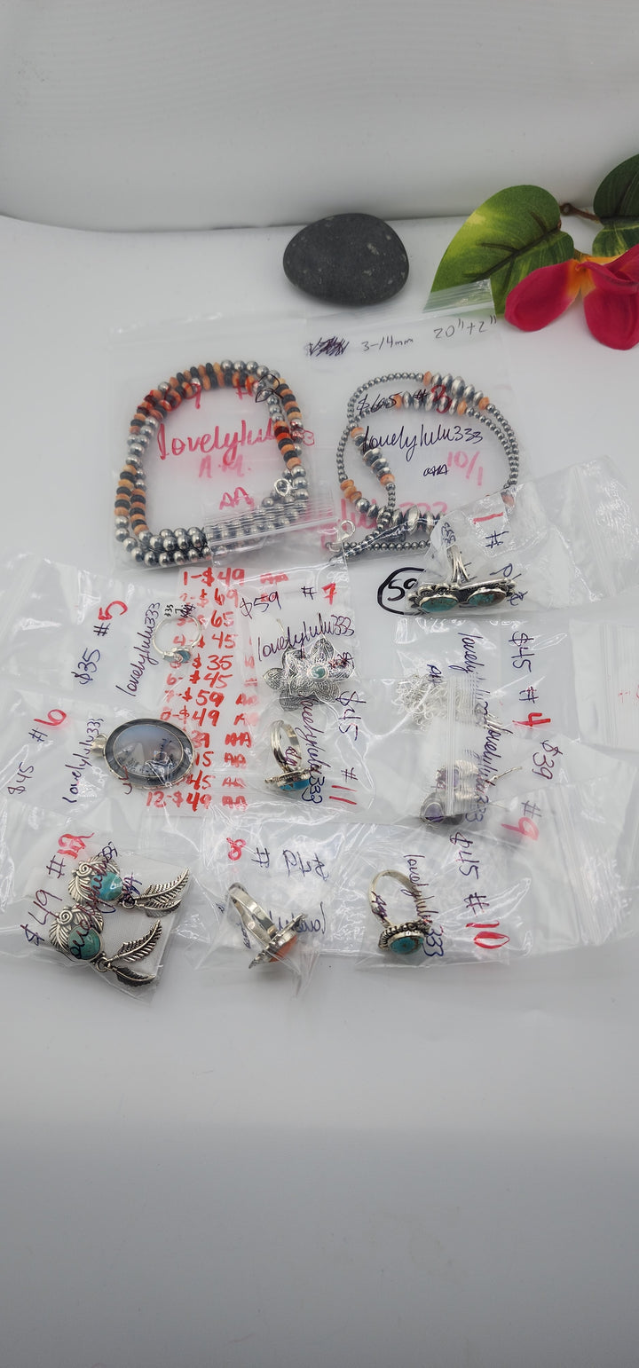 AM SHOW 48HR RESERVED FOR:  lovelylulu333- 10/1/2025 FL tiktok Live Show -12  Sterling Silver Items