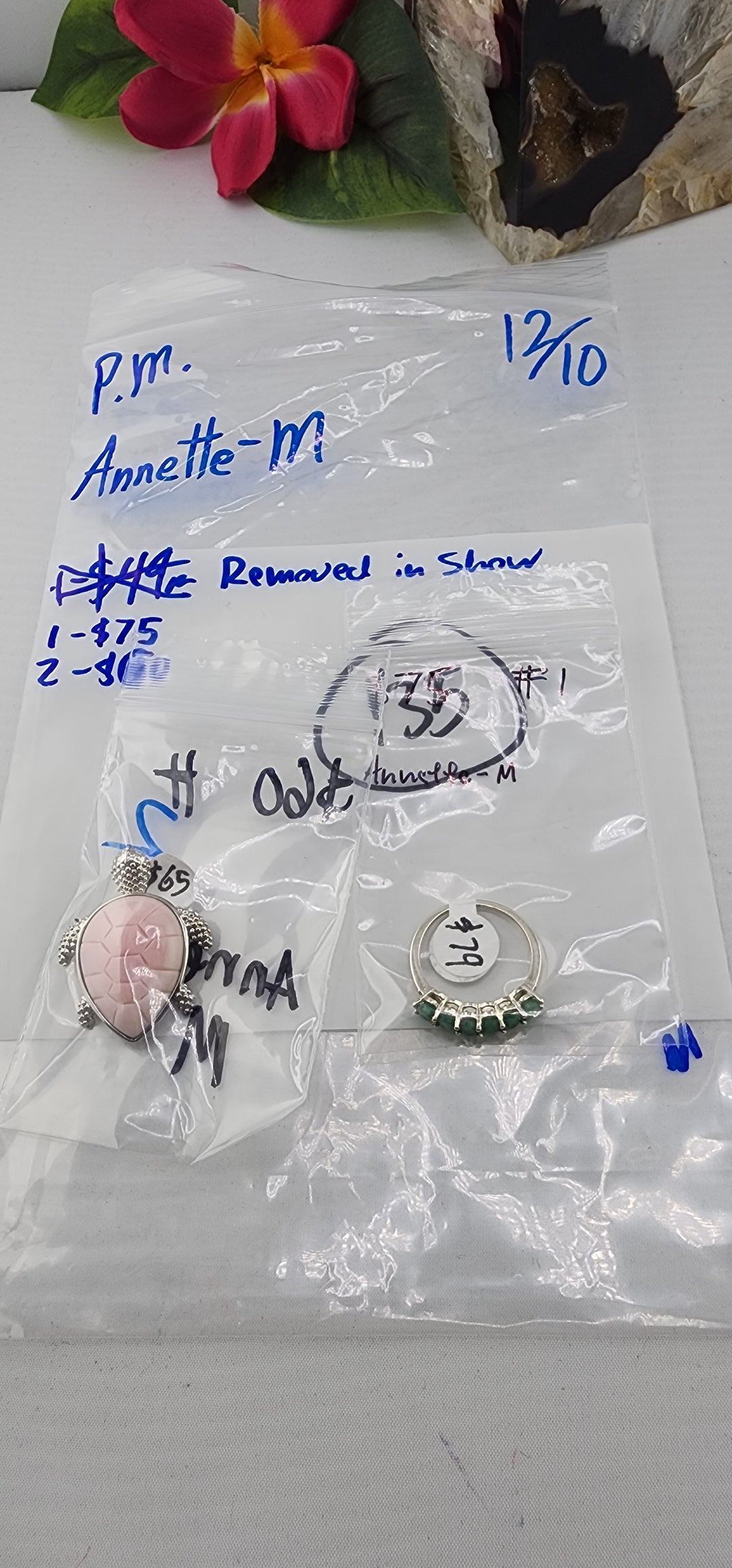 PM SHOW 48HR - RESERVED FOR: Annette-M - 12/10/2025 tiktok Live Show - 2 Sterling Silver Items