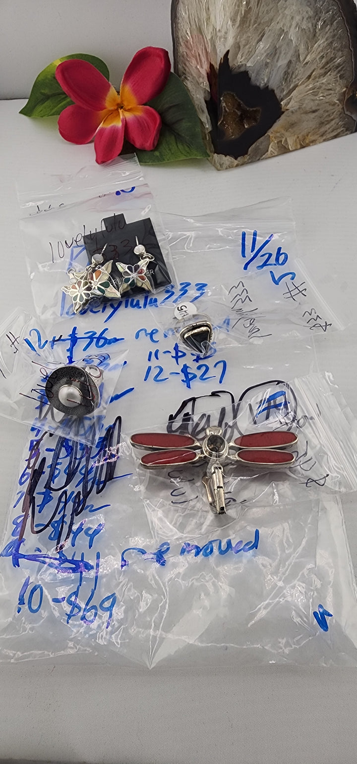 PM SHOW 48HR - RESERVED FOR: lovelylulu333 - 11/26/2025 tiktok Live Show - 4 Sterling Silver Items