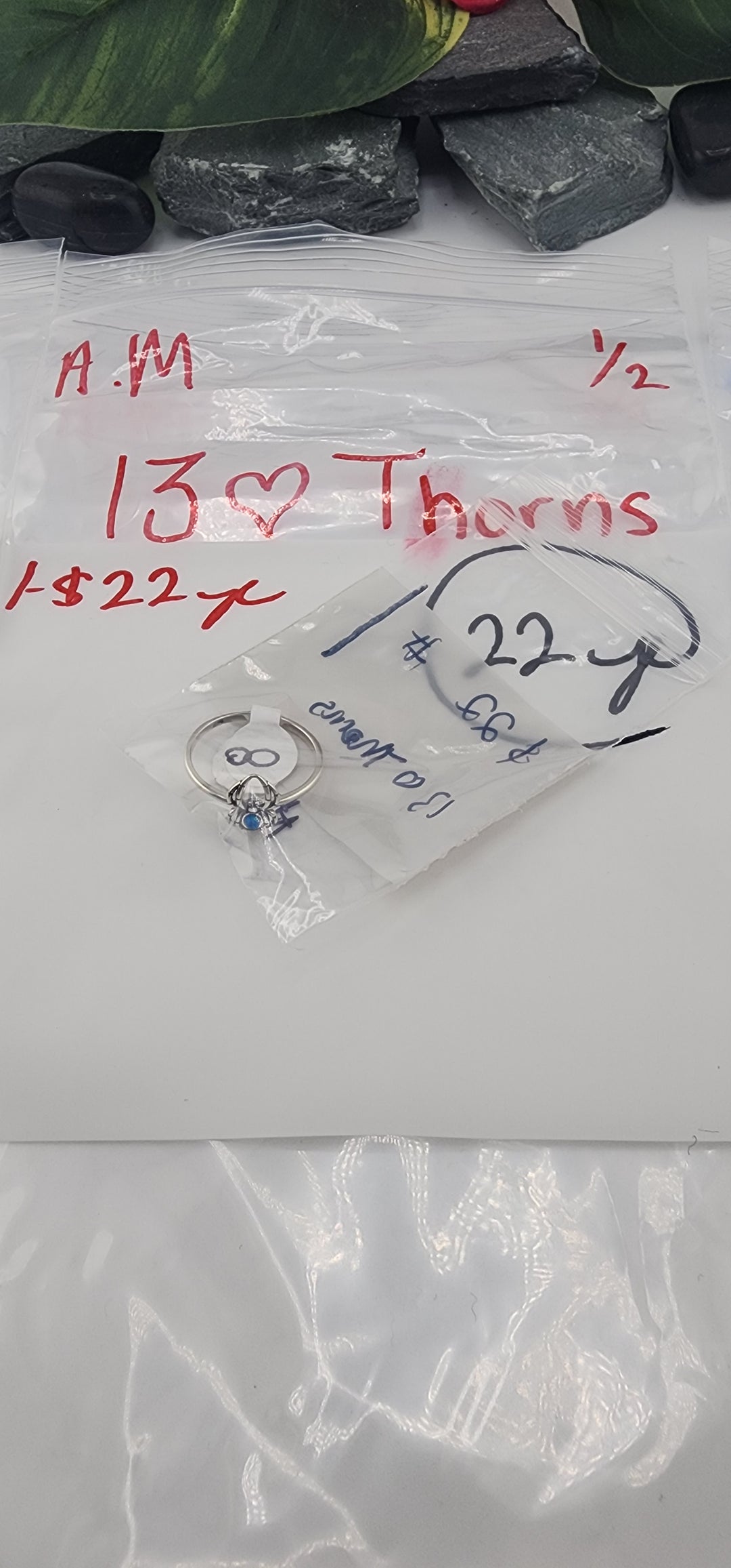 AM SHOW 48HR RESERVED FOR: 13🖤Thorns🥀 - 1/2/2026 FL tiktok Live Show - 1 Sterling Silver Items