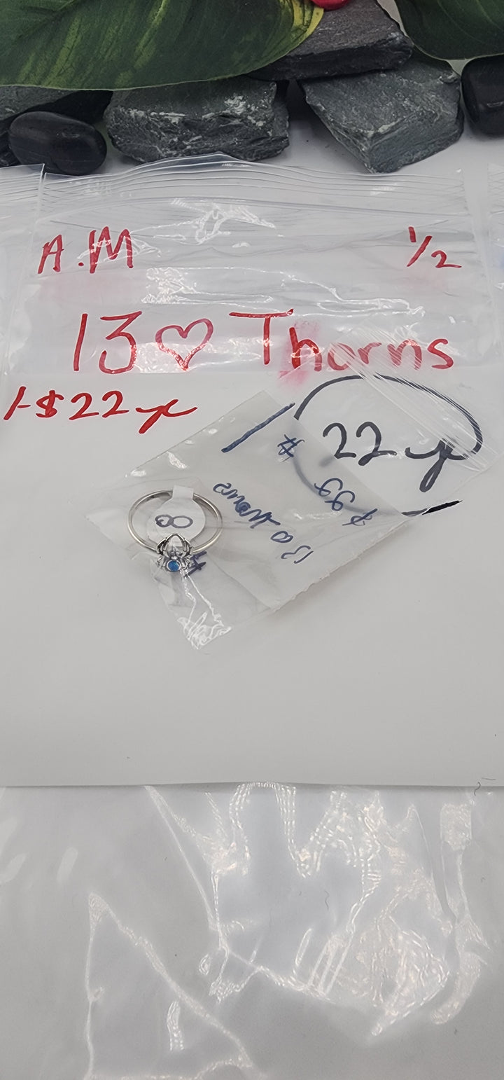 AM SHOW 48HR RESERVED FOR: 13🖤Thorns🥀 - 1/2/2026 FL tiktok Live Show - 1 Sterling Silver Items