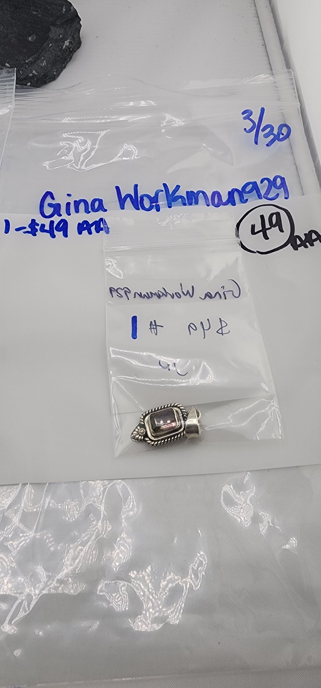 RESERVED FOR: Gina Workman929 - 3/30/2025 tiktok Live Show - 1 Sterling Silver Items