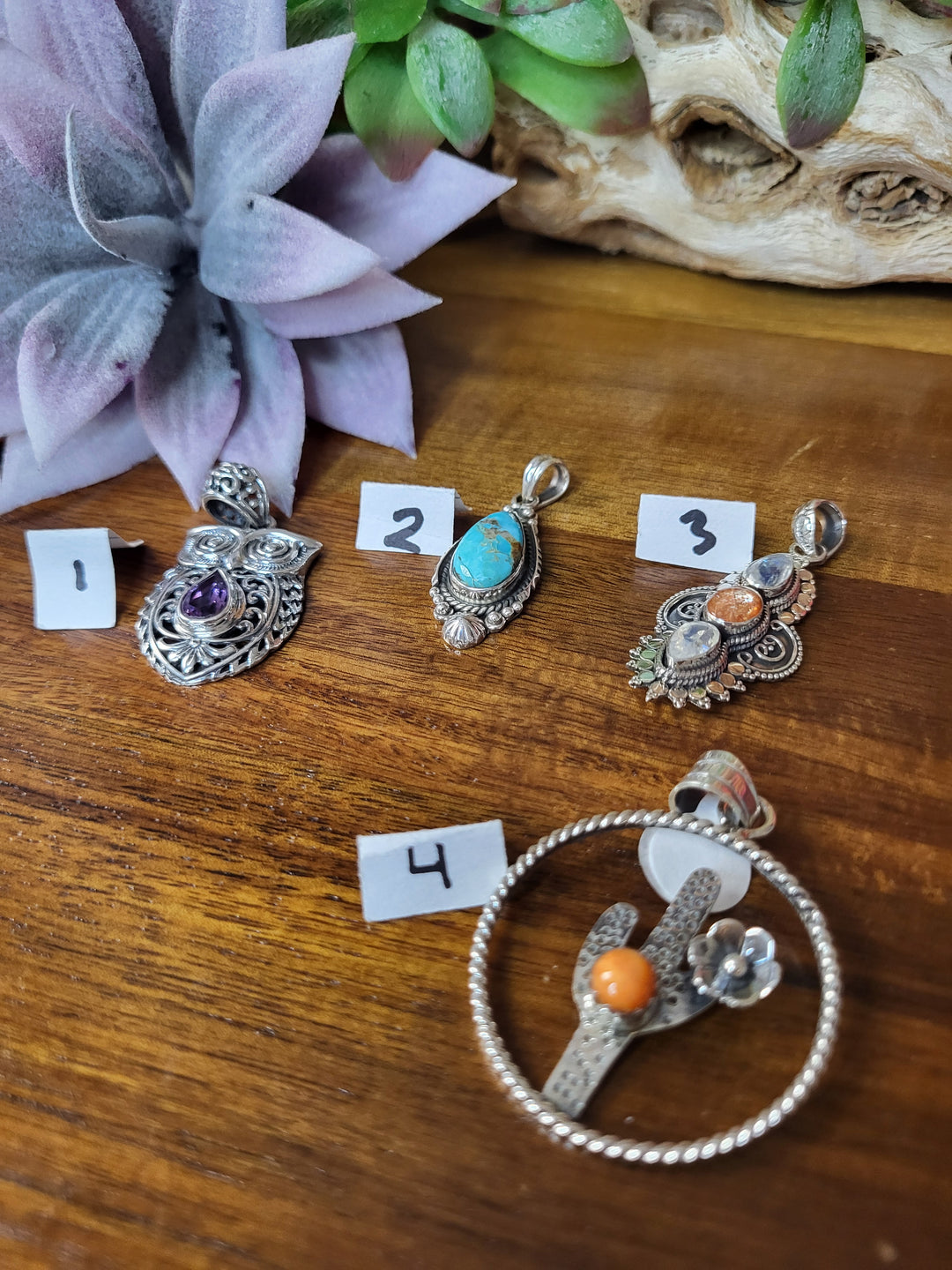RESERVED FOR: Shawnee 7/27/24- 4 Sterling Silver Items