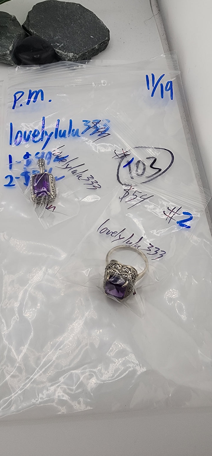 PM SHOW 48HR - RESERVED FOR: lovelylulu333 - 11/19/2025 tiktok Live Show - 2 Sterling Silver Items