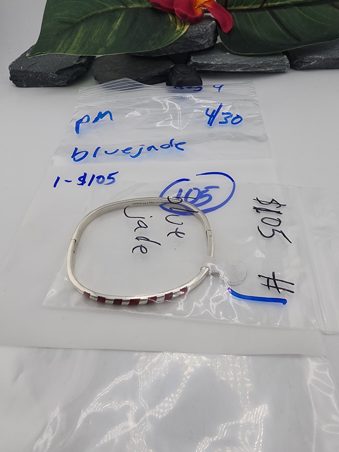 Blue jade bag 4 - 4/30/26 PM - 1 925 Sterling Silver Items