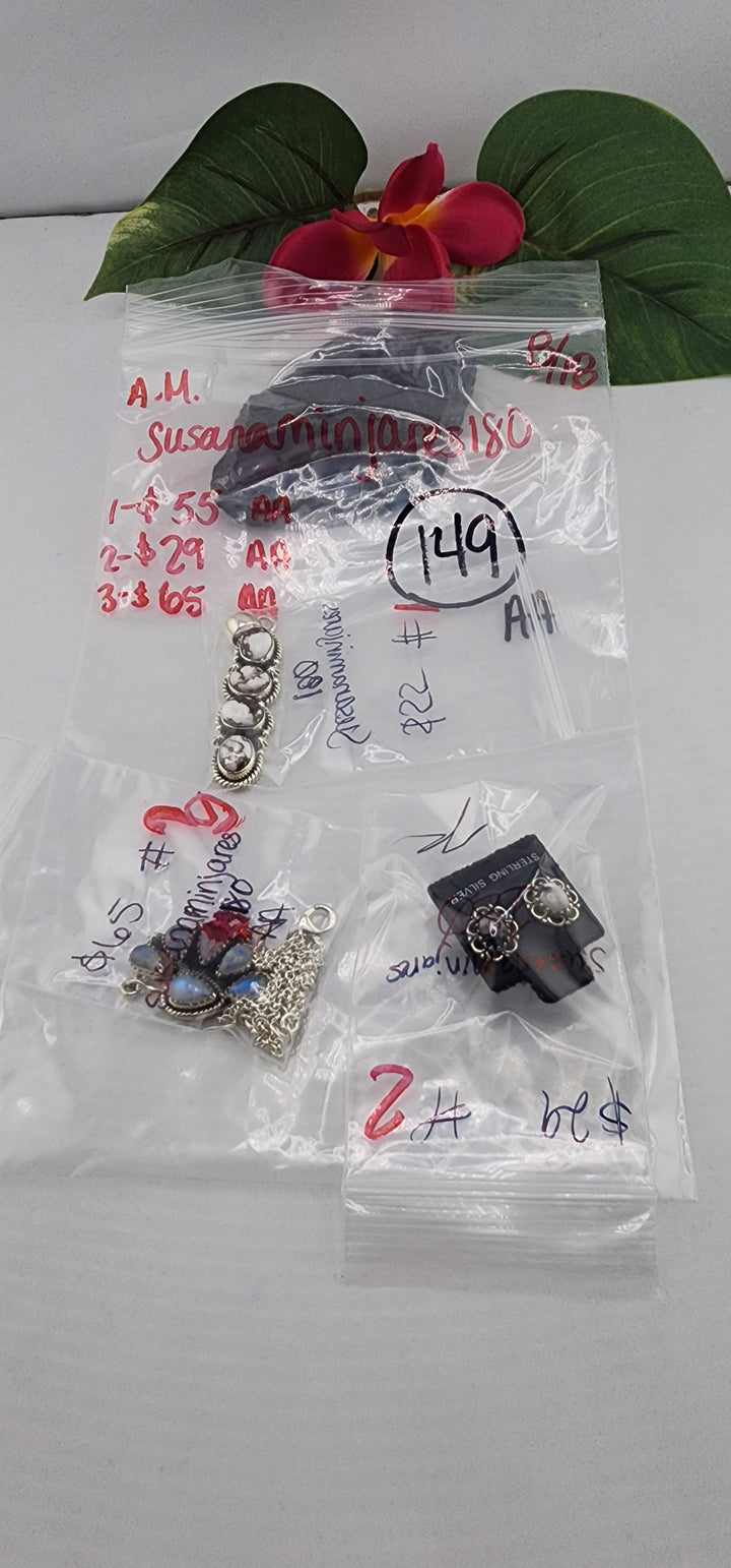 AM SHOW 48HR - RESERVED FOR: susanaminjares180 - 8/18/2025 FL tiktok Live Show - 3 Sterling Silver Items